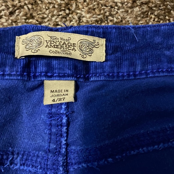Blue corduroy skinnies - Picture 2 of 3